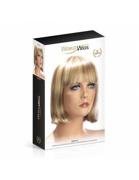 Perruque Sophie blonde méchée