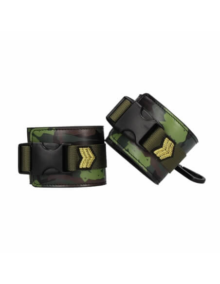 Coffret bondage Commando militaire - menottes poignets