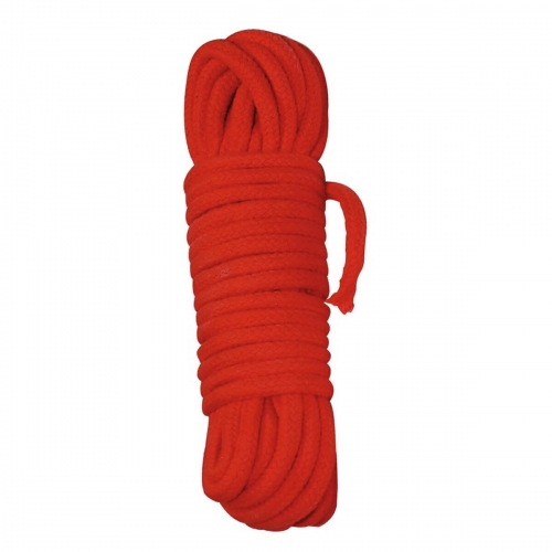 Corde rouge coton bondage 7m