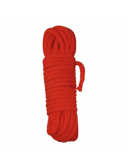 Corde rouge coton bondage 7m