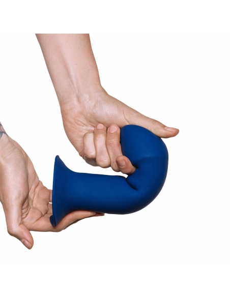 Dildo Hitsens 1 bleu à double densité