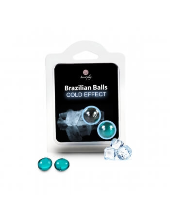 Boules brésiliennes de massage à effet froid x2