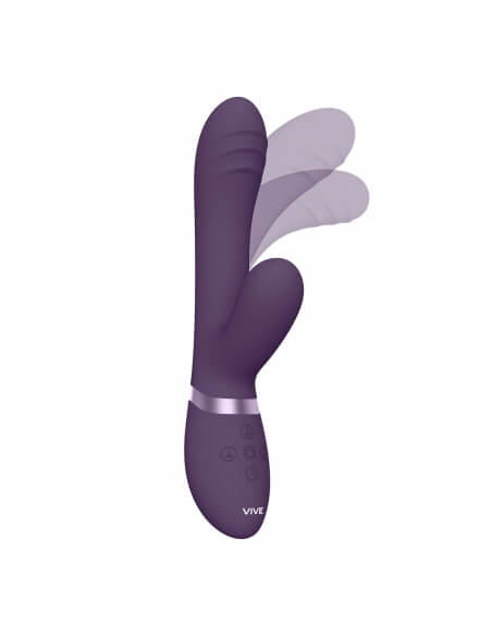 Vibromasseur TANI violet avec mouvement à balancier