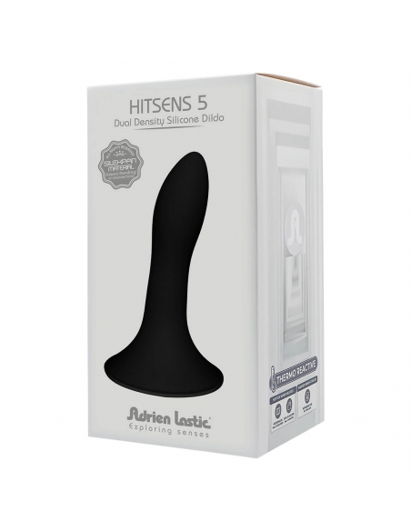 Dildo Hitsens 5 noir à double densité