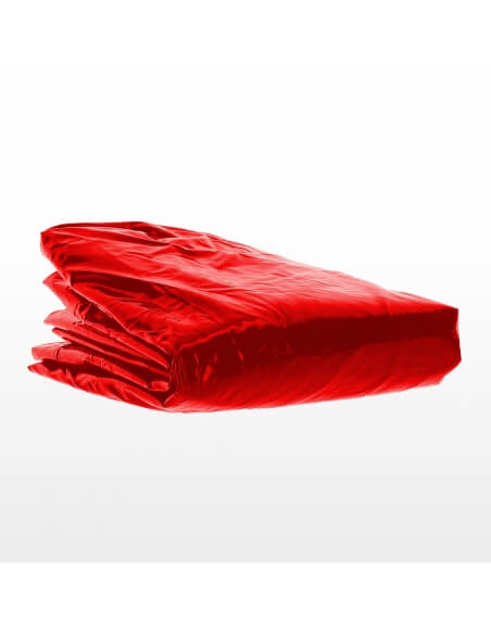 Grand drap en vinyle rouge Taboom