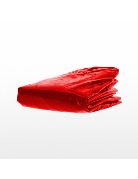 Grand drap en vinyle rouge Taboom