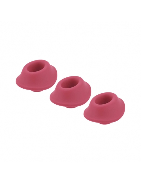 3 embouts rose framboise pour Womanizer Premium, Classic, Liberty et Starlet