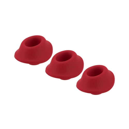 3 embouts rouges pour Womanizer Premium, Classic, Liberty et Starlet S