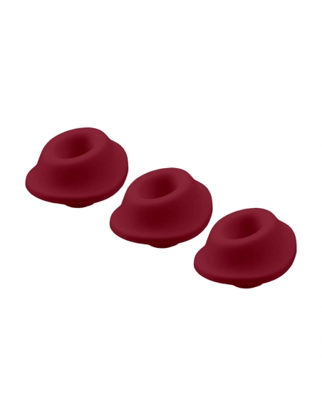 3 embouts bordeaux pour Womanizer Premium, Classic, Liberty et Starlet S