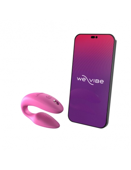Stimulateur connecté We-Vibe Sync 2 pour couples rose