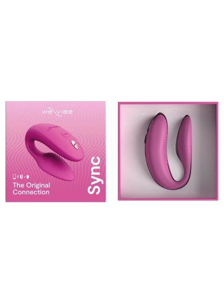 Stimulateur connecté We-Vibe Sync 2 pour couples rose