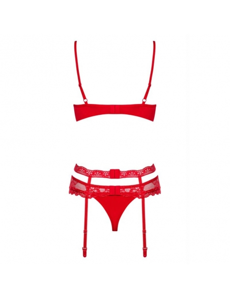 Ensemble rouge 3 pièces Heartina