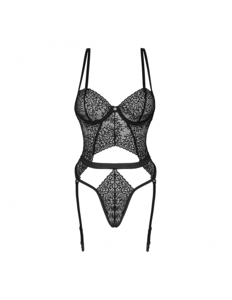 Body dos nu en dentelle noire Yaskana