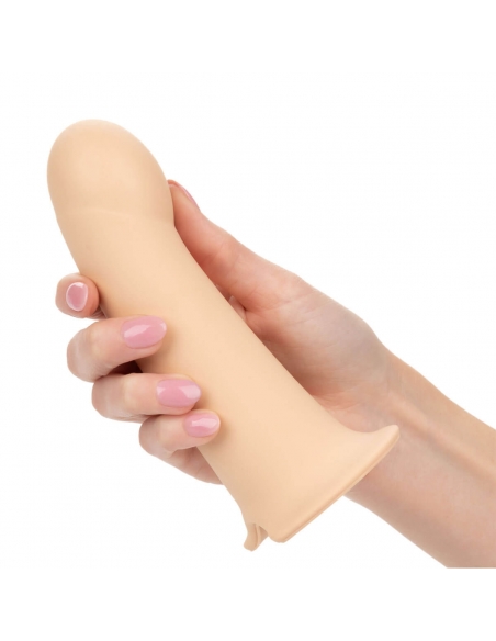 Dildo creux 10,75 cm avec extension 5 cm et harnais