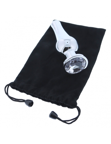 Pleasure plug en aluminium argenté Gleaming Love L