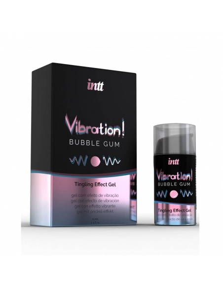 Gel aromatisé à effet Vibration Bubble Gum