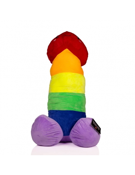 Peluche pénis arc-en-ciel 100 cm