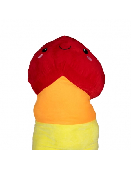 Peluche pénis arc-en-ciel 100 cm