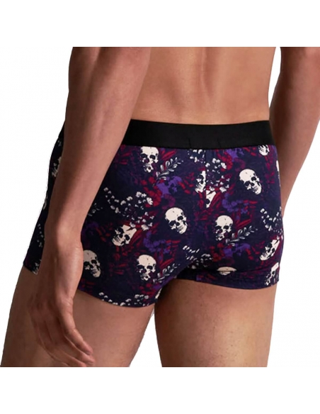 Boxer Aubade Flower Skull