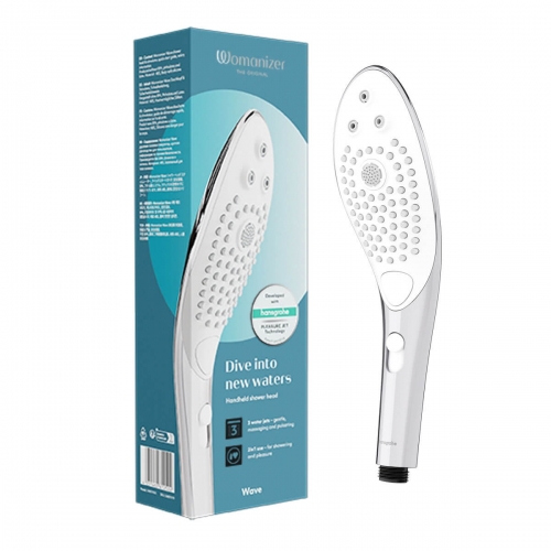 Pommeau de douche Womanizer Wave argenté