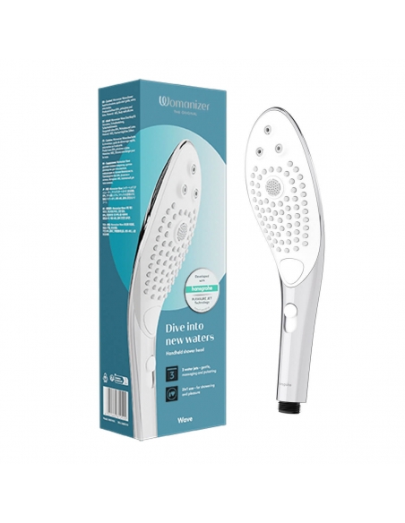 Pommeau de douche Womanizer Wave argenté