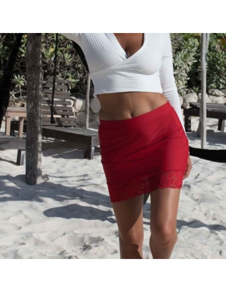 Jupe Marina rouge