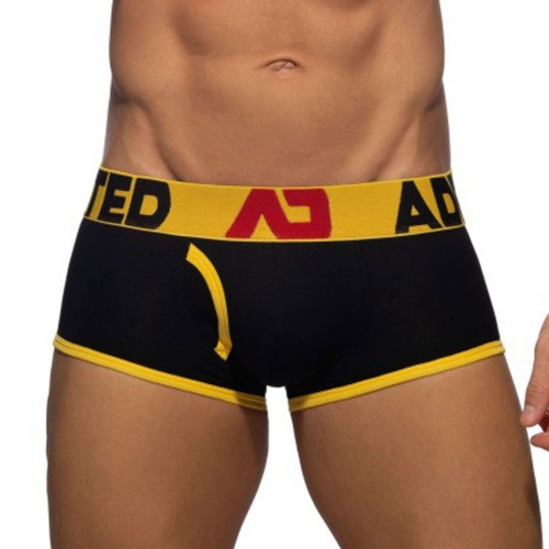 Boxer australien en coton noir et jaune