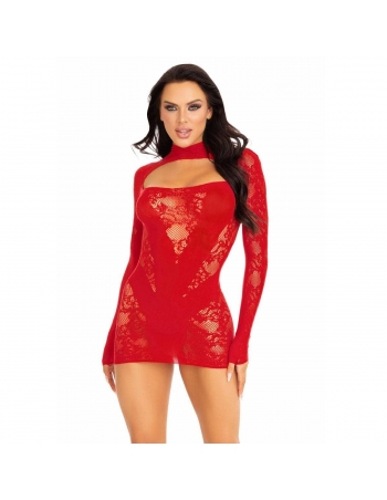 Robe stretch rouge