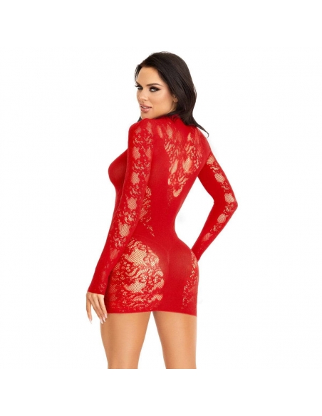 Robe stretch rouge