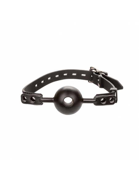 Bâillon avec rose noire amovible