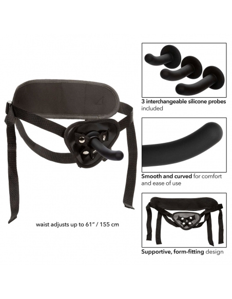 Kit pegging harnais et dildos Boundless Curve