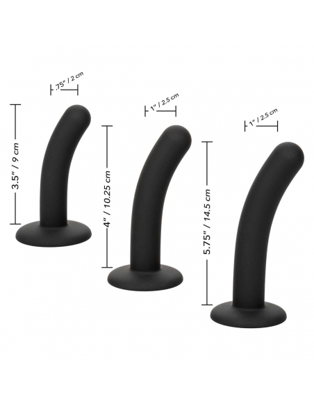 Kit pegging harnais et dildos Boundless Curve