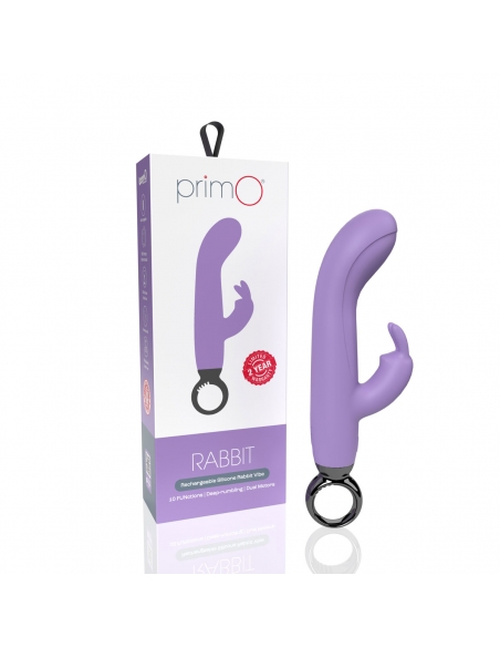 PrimO double stimulateur pulsant lilas violet