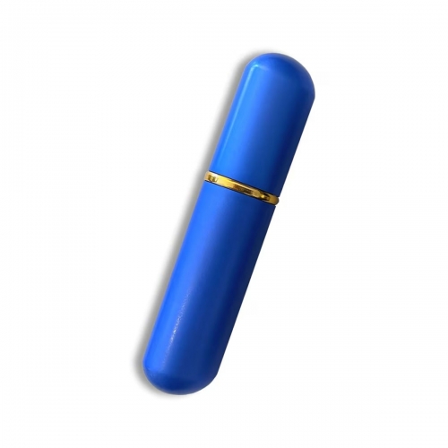 Inhalateur pour poppers en aluminium bleu