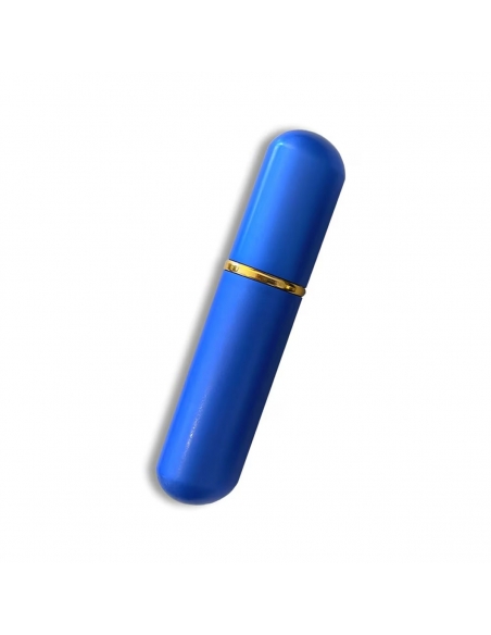 Inhalateur pour poppers en aluminium bleu