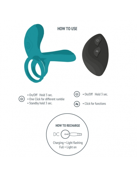 Gaine vibrante pour pénis Xocoon avec stimulateur clitoridien