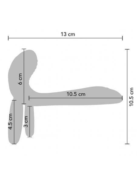 Gaine vibrante pour pénis Xocoon avec stimulateur clitoridien