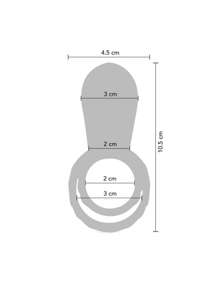 Gaine vibrante pour pénis Xocoon avec stimulateur clitoridien