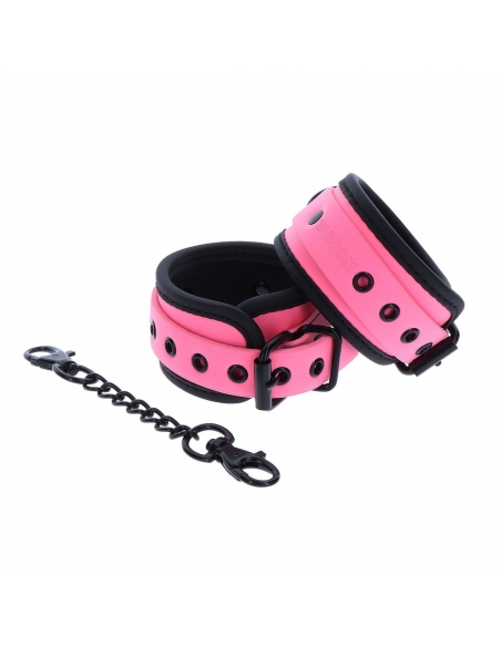 Menottes chevilles roses phosphorescentes Taboom