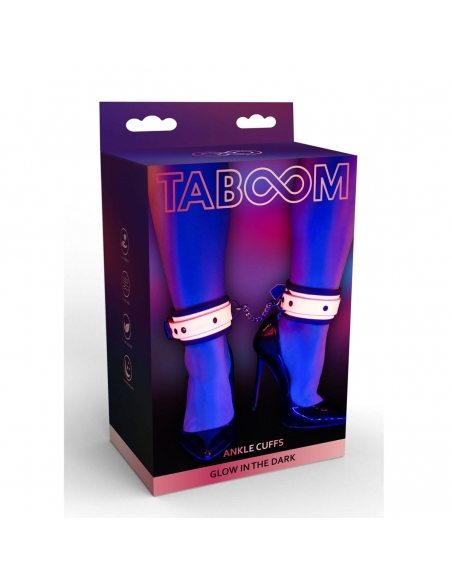 Menottes chevilles roses phosphorescentes Taboom