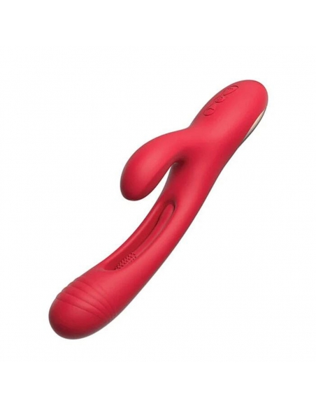 Double vibromasseur tapoteur Bora rouge