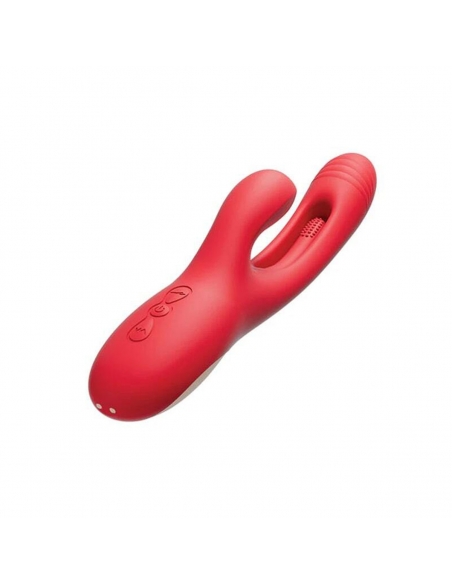 Double vibromasseur tapoteur Bora rouge
