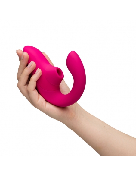 Double stimulateur Womanizer Blend rose fuchsia