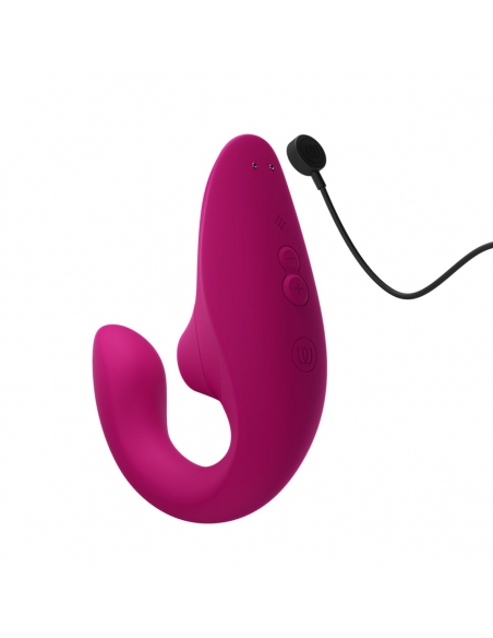Double stimulateur Womanizer Blend rose fuchsia