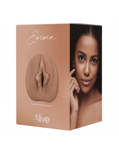 Emma masturbateur vaginal réaliste caramel