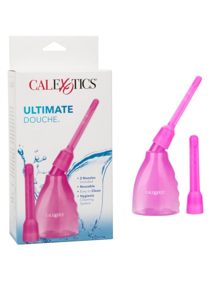 Poire de lavement rose Ultimate douche avec 2 canules