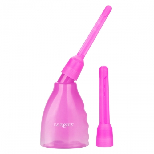 Poire de lavement rose Ultimate douche avec 2 canules