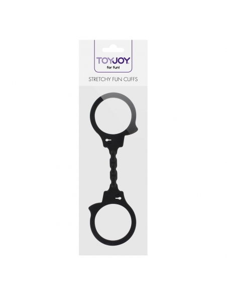 Menottes stretchy Toy Joy noires