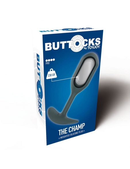 Plug lesté Toy Joy Buttocks The Champ 230g