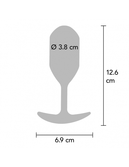 Plug lesté Toy Joy Buttocks The Champ 230g
